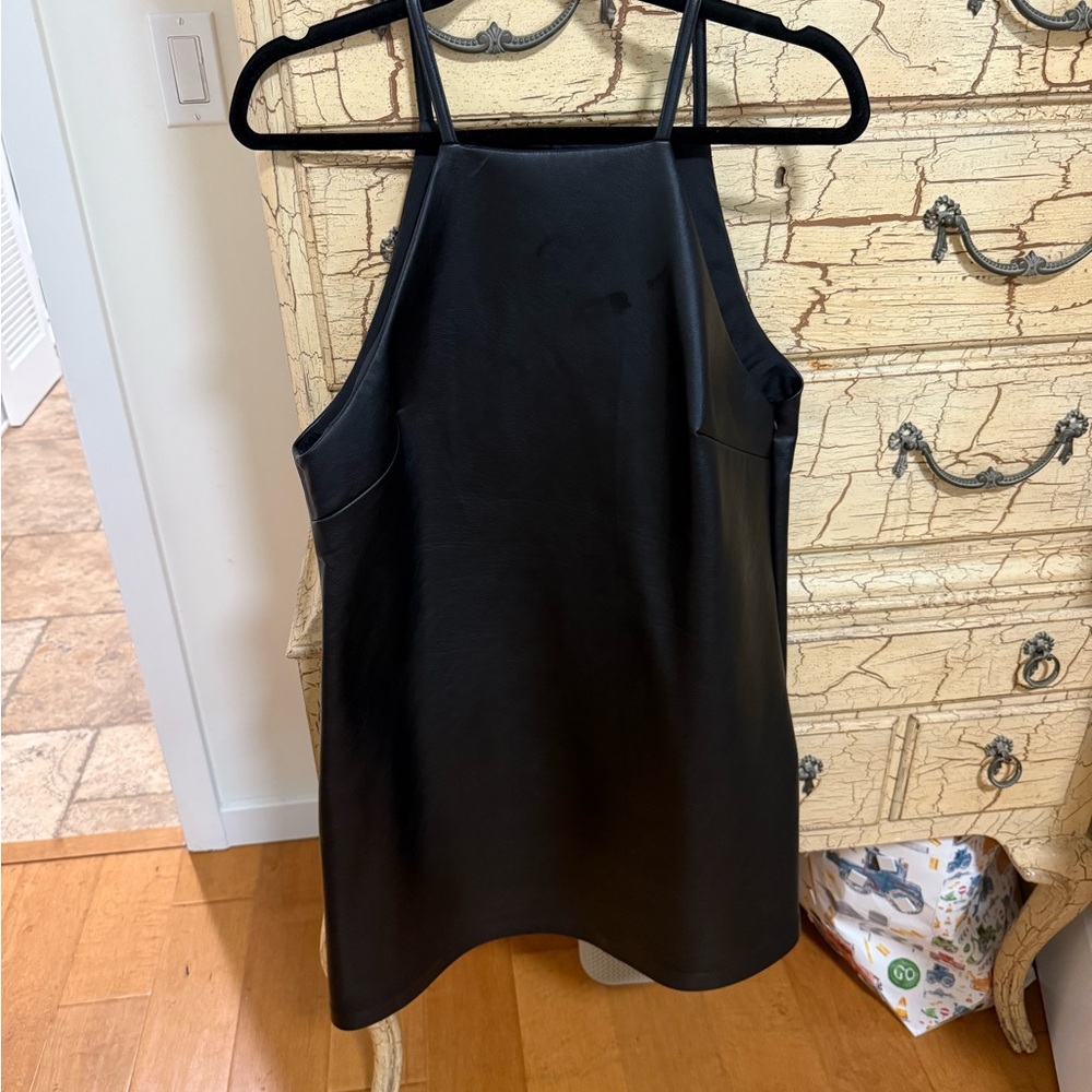Zara Black Dress with Sleeveless Design